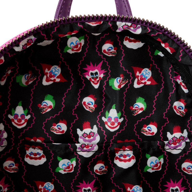 Loungefly Killer Klowns from Outer Space Jumbo Cosplay Glow Mini Backpack - Leo's Treasure Box