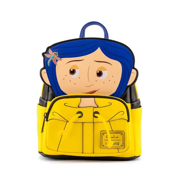 Loungefly Laika Coraline Raincoat Cosplay Mini Backpack - Leo's Treasure Box