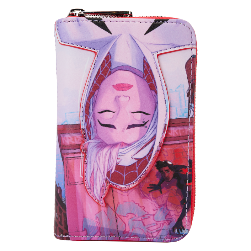 Loungefly Marvel Spider-Verse Spider-Gwen Zip Around Wallet - Leo's Treasure Box