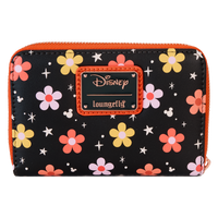 Loungefly Mickey & Minnie Floral Ghost Glow Zip Around Wallet