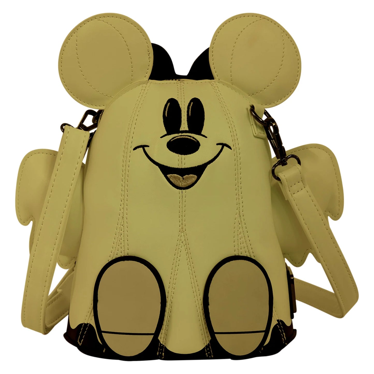 Loungefly Mickey & Minnie Mouse Ghost Glow Figural Disney Crossbody Bag