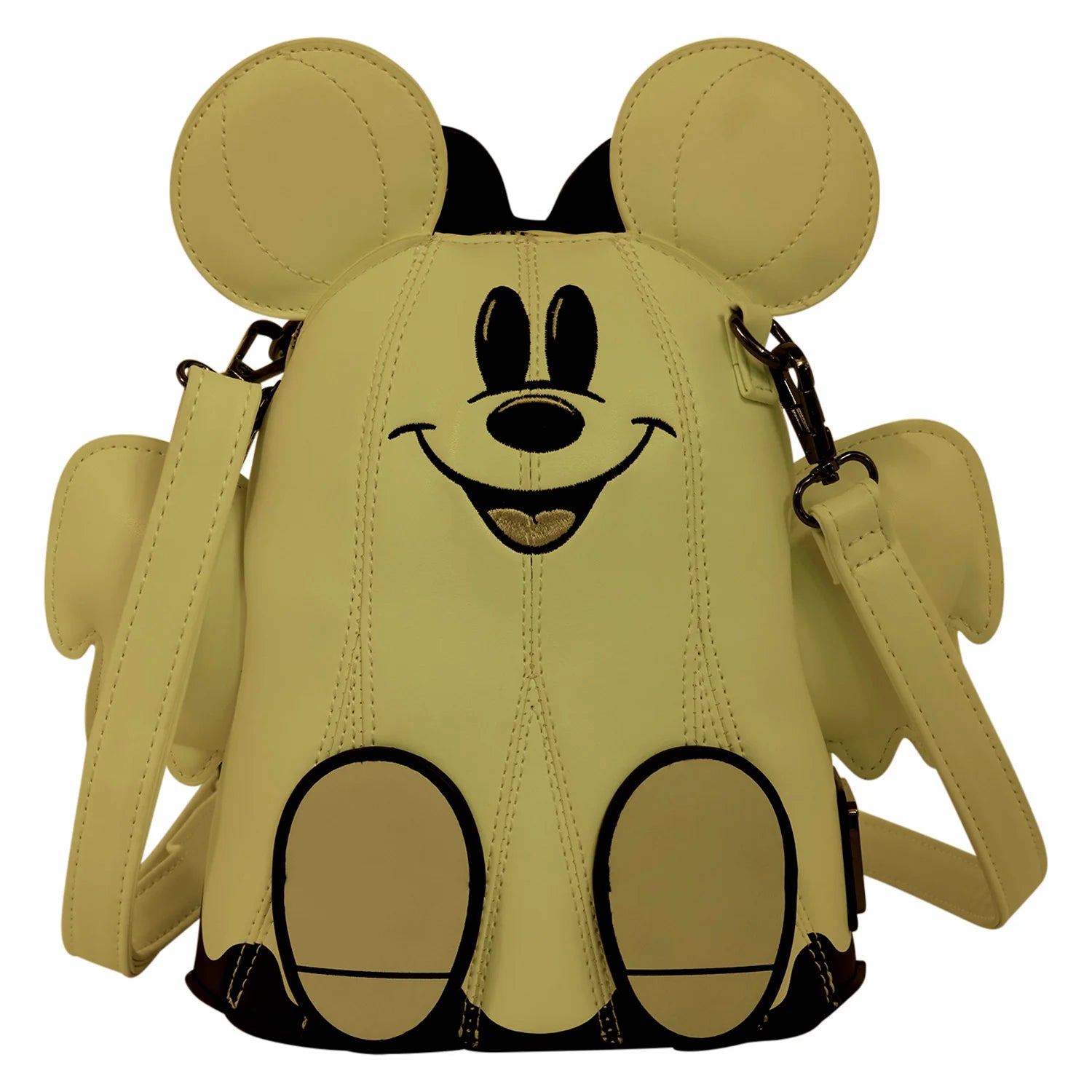 Loungefly Mickey & Minnie Mouse Ghost Glow Figural Disney Crossbody Bag
