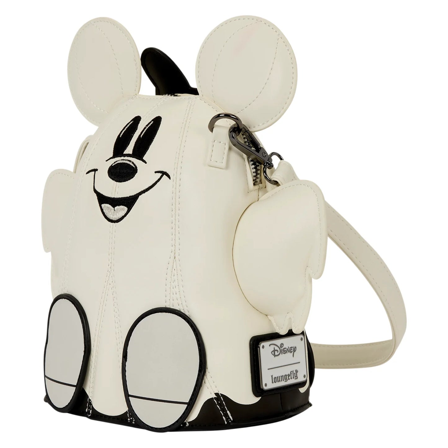 Loungefly Mickey & Minnie Mouse Ghost Glow Figural Disney Crossbody Bag