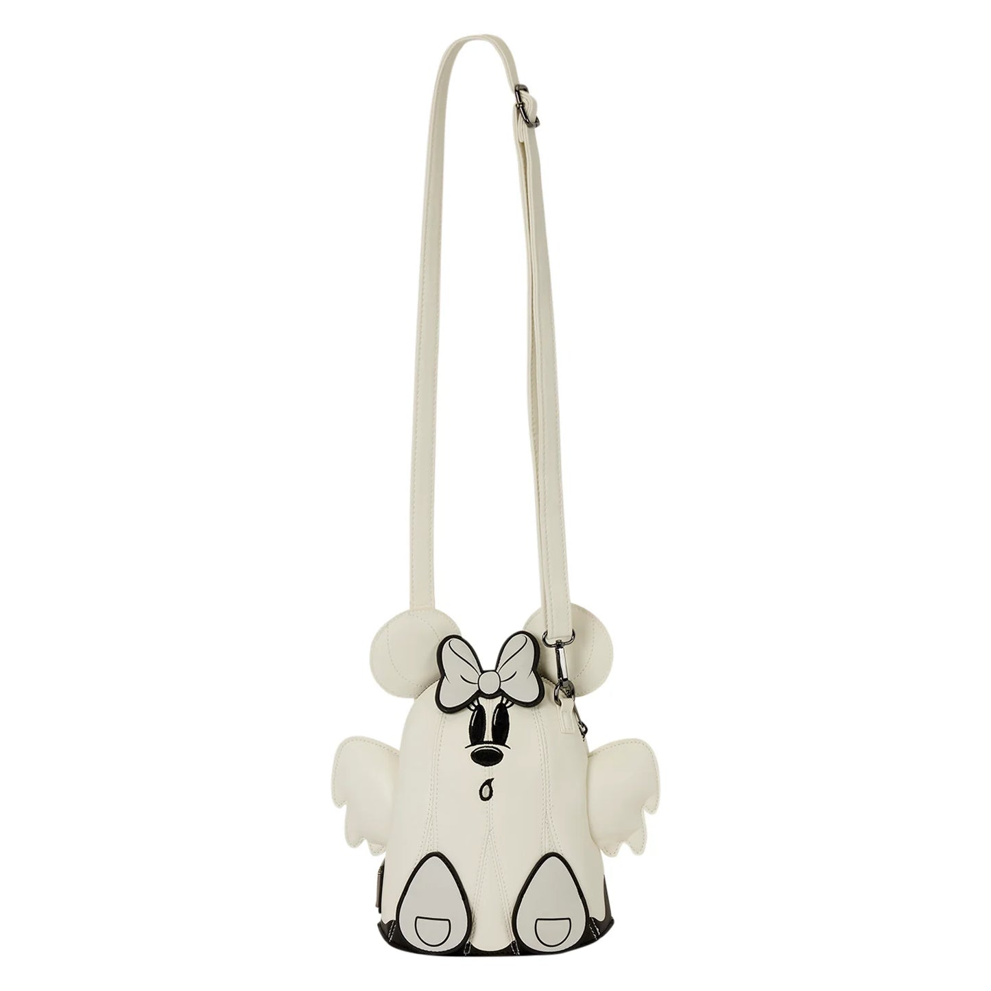 Loungefly Mickey & Minnie Mouse Ghost Glow Figural Disney Crossbody Bag