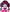 Animated character with pink hair and a white bag featuring a pink butterfly design.