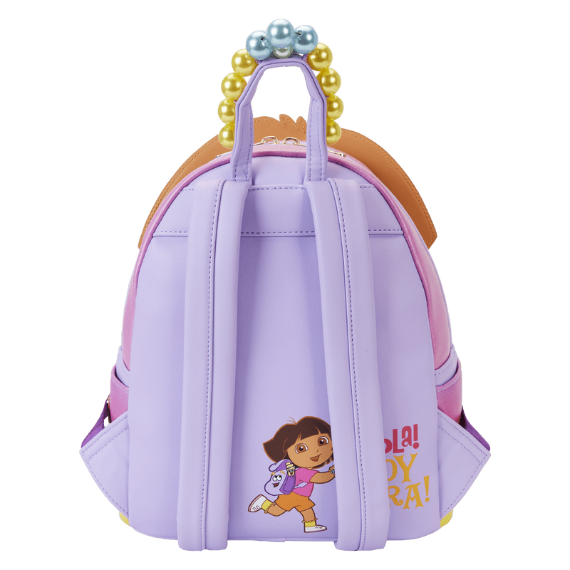 Loungefly Nickelodeon Dora the Explorer Backpack Cosplay Mini Backpack - Leo's Treasure Box