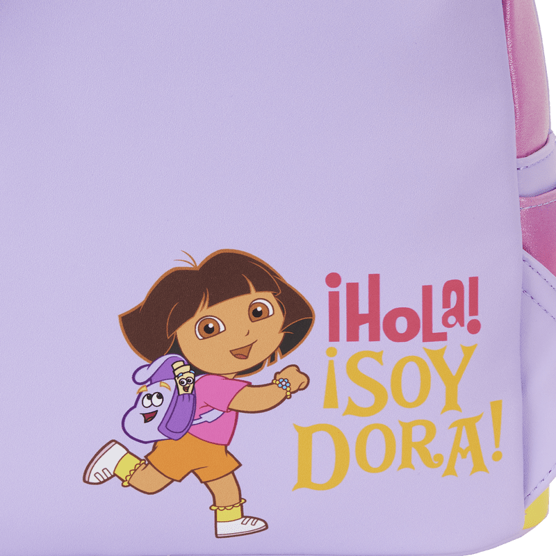 Loungefly Nickelodeon Dora the Explorer Backpack Cosplay Mini Backpack - Leo's Treasure Box