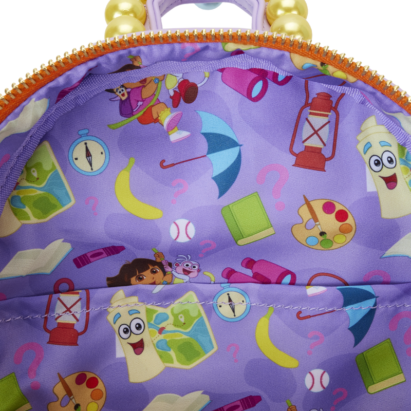 Loungefly Nickelodeon Dora the Explorer Backpack Cosplay Mini Backpack - Leo's Treasure Box