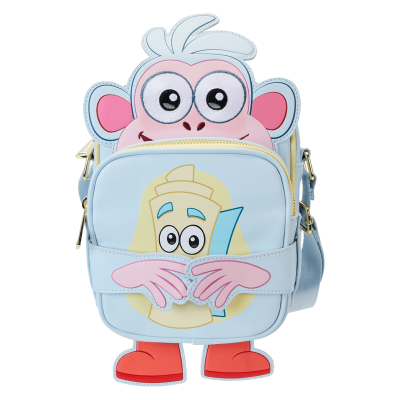 Loungefly Nickelodeon Dora the Explorer Boots Crossbuddies® Cosplay Crossbody Bag with Coin Bag - Leo's Treasure Box