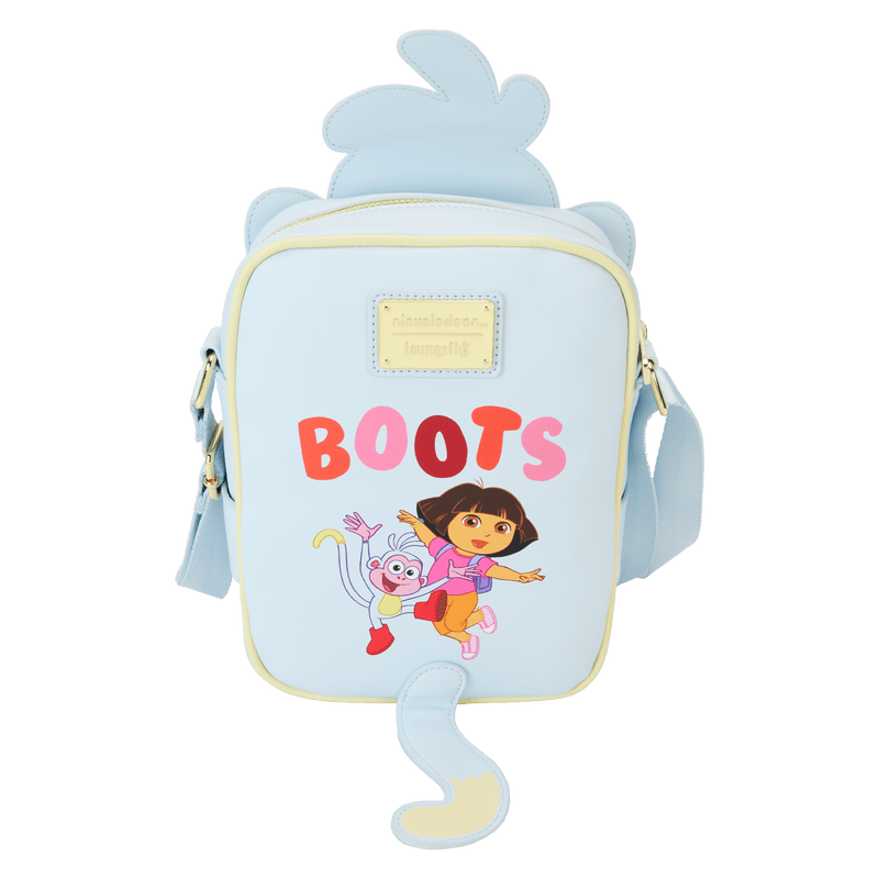 Loungefly Nickelodeon Dora the Explorer Boots Crossbuddies® Cosplay Crossbody Bag with Coin Bag - Leo's Treasure Box