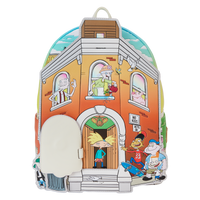 Loungefly Nickelodeon Hey Arnold! Sunset Arms Boarding House Mini Backpack