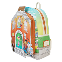 Loungefly Nickelodeon Hey Arnold! Sunset Arms Boarding House Mini Backpack - Leo's Treasure Box