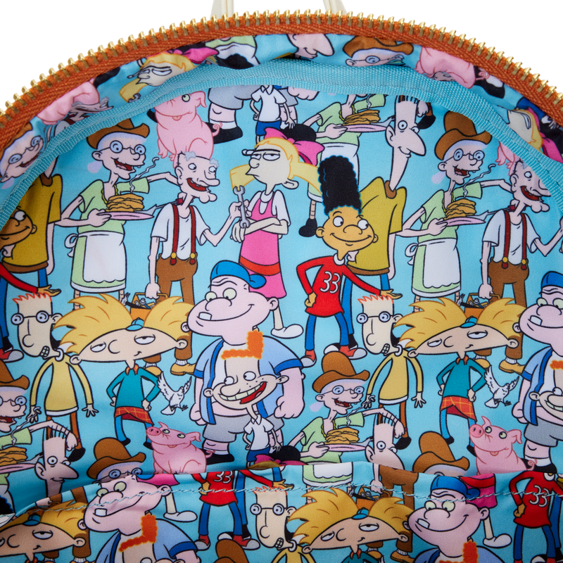 Loungefly Nickelodeon Hey Arnold! Sunset Arms Boarding House Mini Backpack