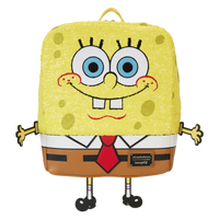 Loungefly Nickelodeon Limited Edition SpongeBob SquarePants 25th Anniversary Sequin Cosplay Mini Backpack - Leo's Treasure Box