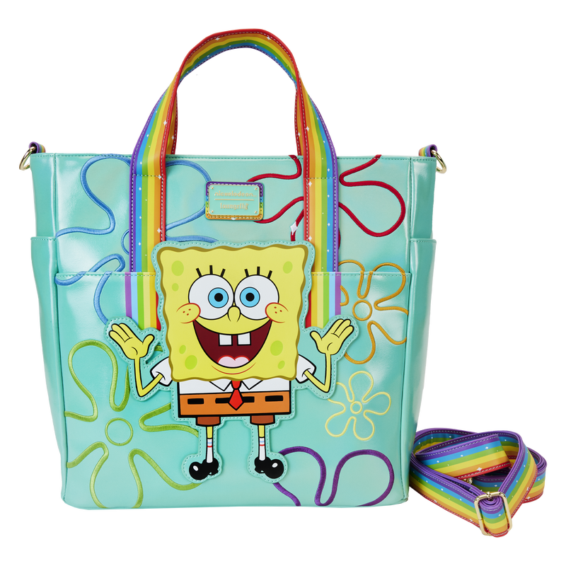 Loungefly Nickelodeon SpongeBob 25th Anniversary Imagination Convertible Tote Bag