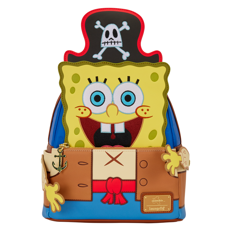 Loungefly Nickelodeon SpongeBob SquarePants Pirate Costume Mini Backpack