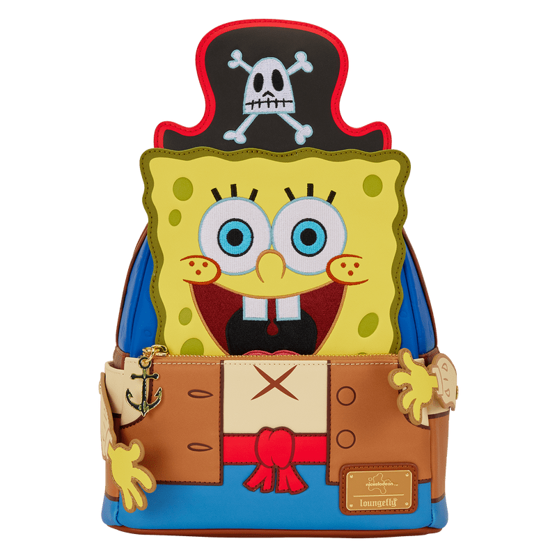 Loungefly Nickelodeon SpongeBob SquarePants Pirate Costume Mini Backpack