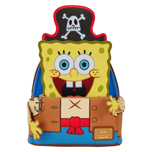 Loungefly Nickelodeon SpongeBob SquarePants Pirate Costume Mini Backpack