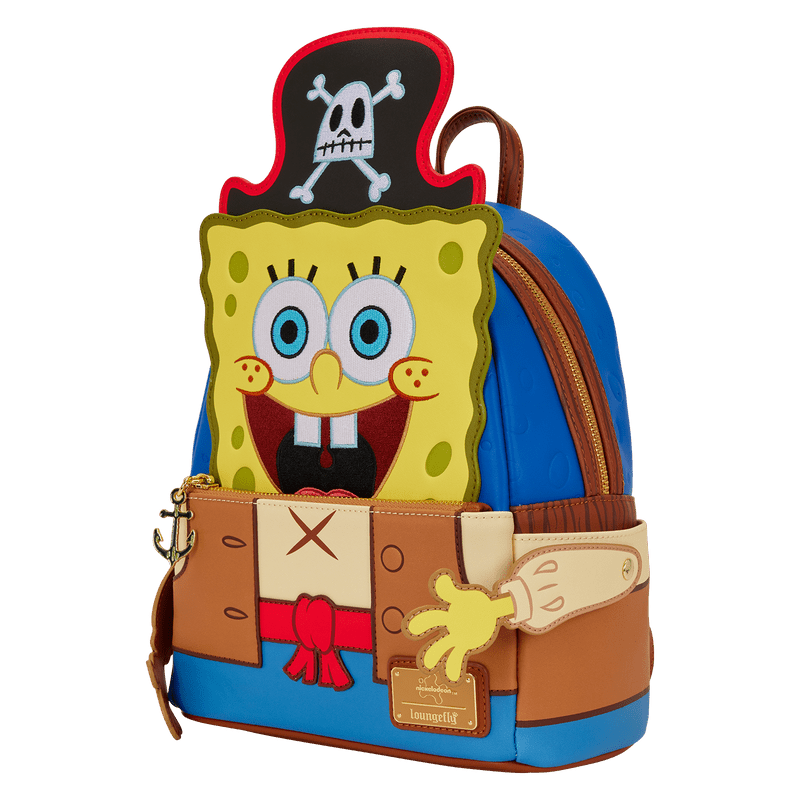 Loungefly Nickelodeon SpongeBob SquarePants Pirate Costume Mini Backpack