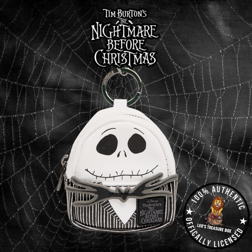 Loungefly Nightmare Before Christmas Jack Mini-Backpack Keychain Charm - Leo's Treasure Box