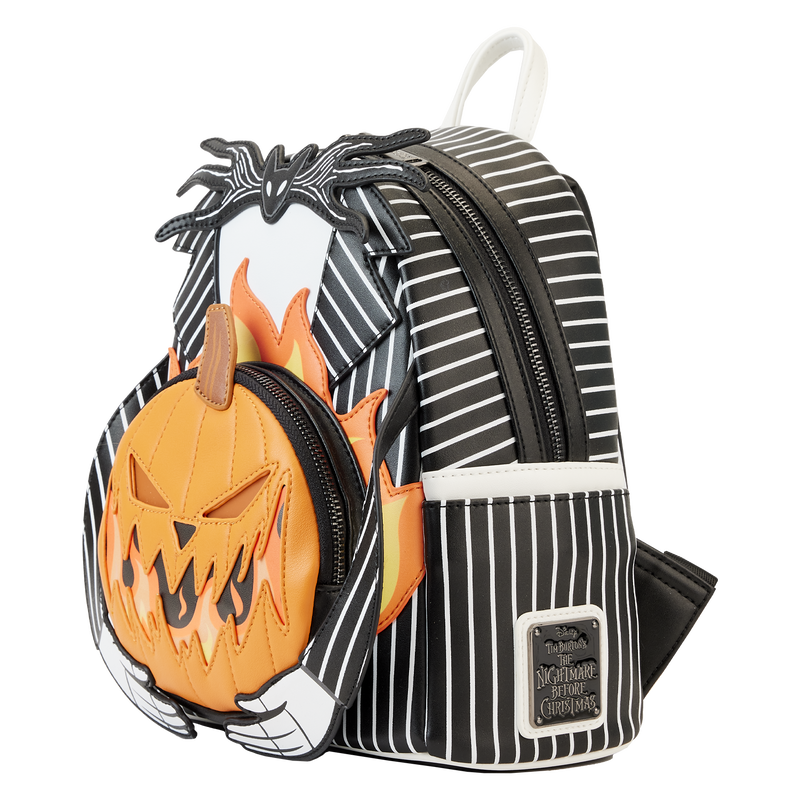 Loungefly Nightmare Before Christmas Jack Pumpkin Glow Head Mini Backpack