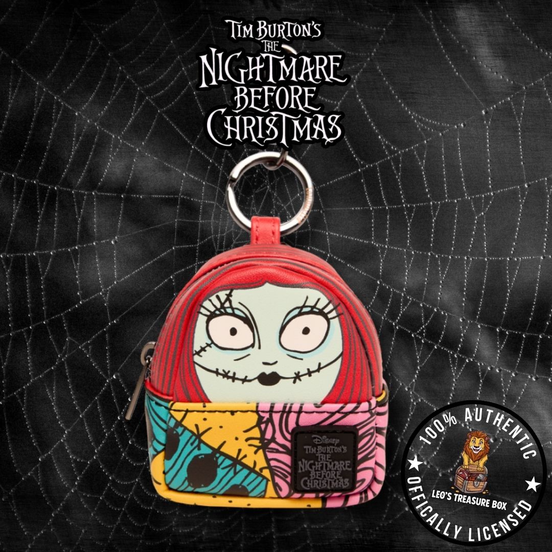 Loungefly Nightmare Before Christmas Sally Mini-Backpack Keychain Charm - Leo's Treasure Box