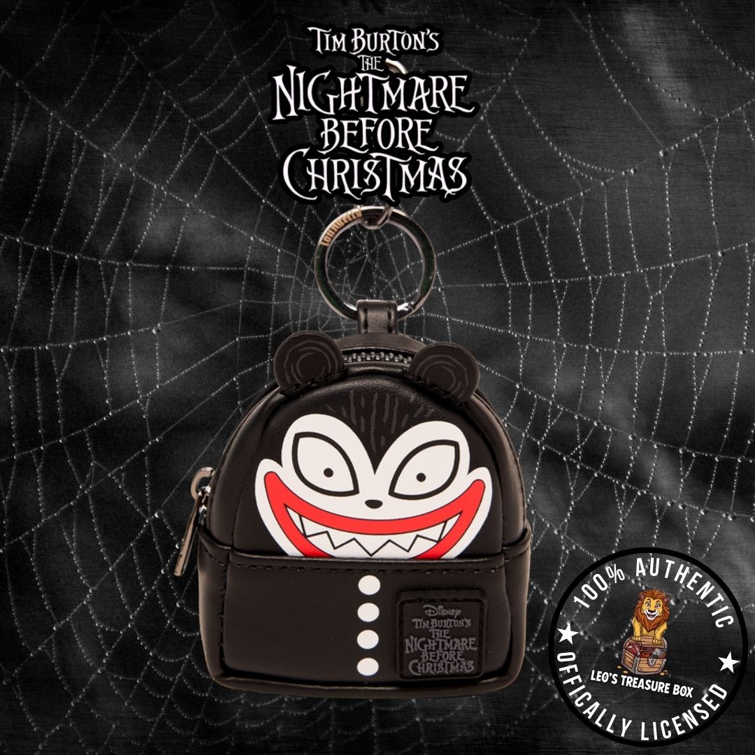 Loungefly Nightmare Before Christmas Teddy Mini-Backpack Keychain Charm - Leo's Treasure Box