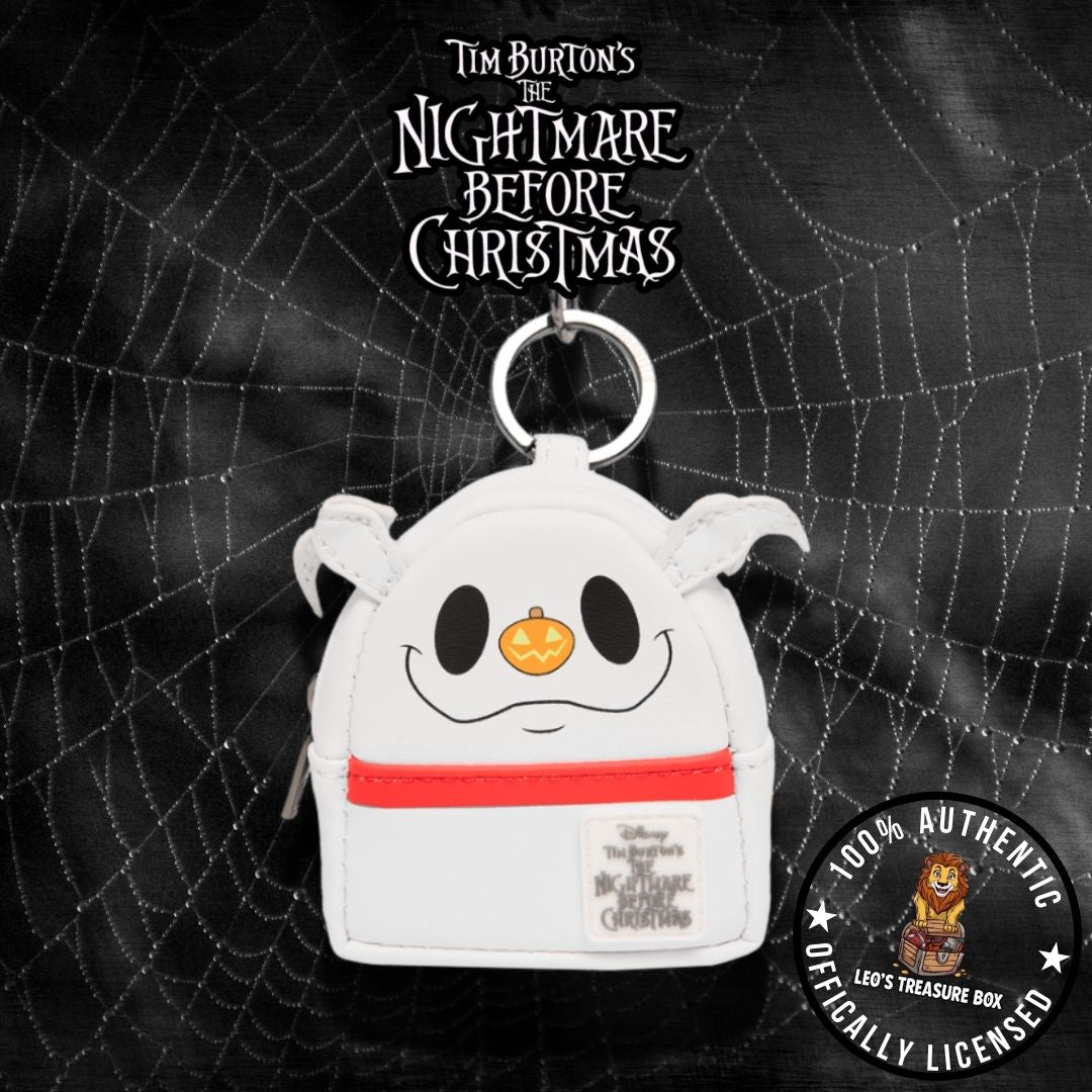 Loungefly Nightmare Before Christmas Zero Mini-Backpack Keychain Charm - Leo's Treasure Box