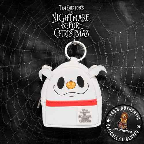 Loungefly Nightmare Before Christmas Zero Mini-Backpack Keychain Charm - Leo's Treasure Box