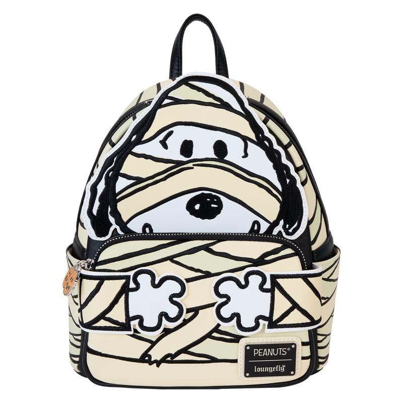 Loungefly Peanuts Snoopy Mummy Cosplay Glow Mini Backpack