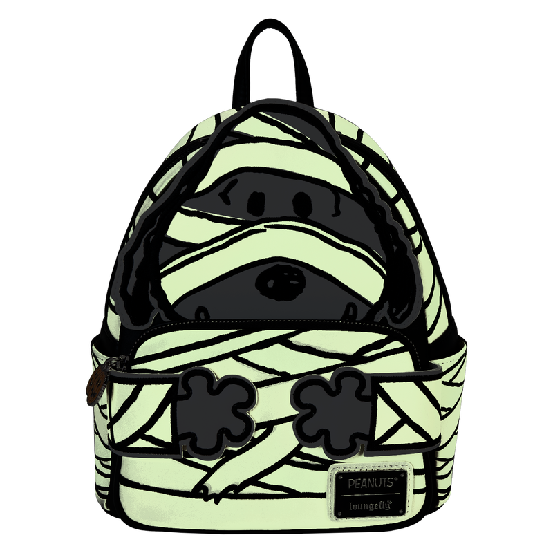 Loungefly Peanuts Snoopy Mummy Cosplay Glow Mini Backpack