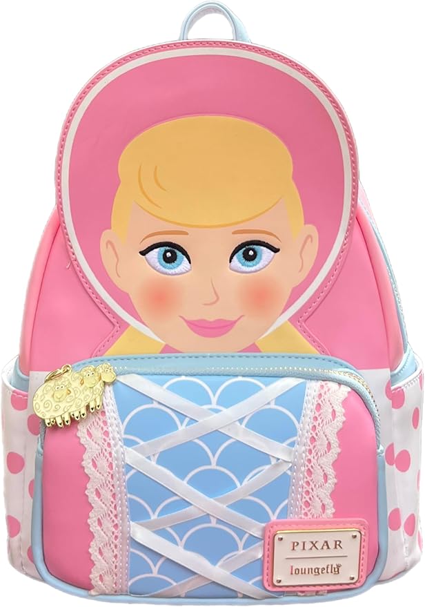 Backpack with a character design from Pixar on a white background