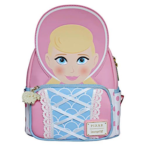 Backpack with a character design on a white background