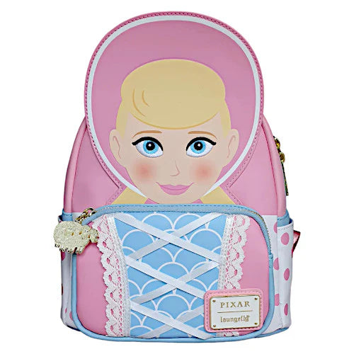 Backpack with a character design on a white background