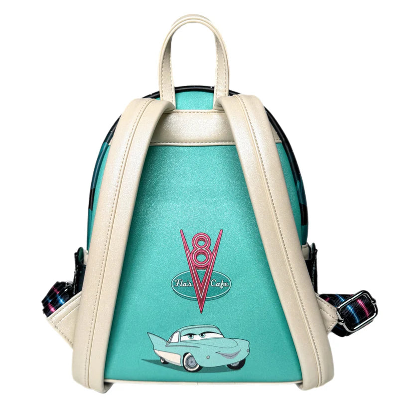 Loungefly Pixar Cars Flo Exclusive Cosplay Mini Backpack