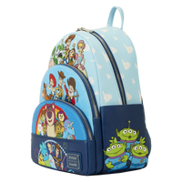 Loungefly Pixar Toy Story Movie Collab Triple Pocket Mini Backpack