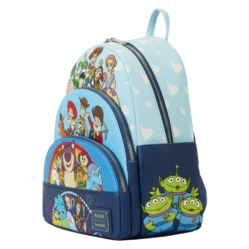 Loungefly Pixar Toy Story Movie Collab Triple Pocket Mini Backpack