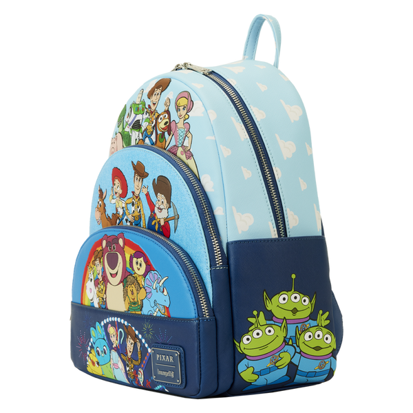 Loungefly Pixar Toy Story Movie Collab Triple Pocket Mini Backpack