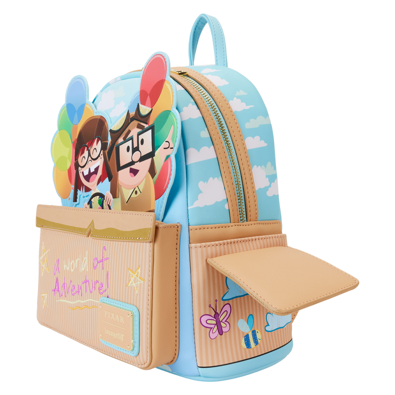 Loungefly Pixar Up 15th Anniversary Spirit of Adventure Mini Backpack