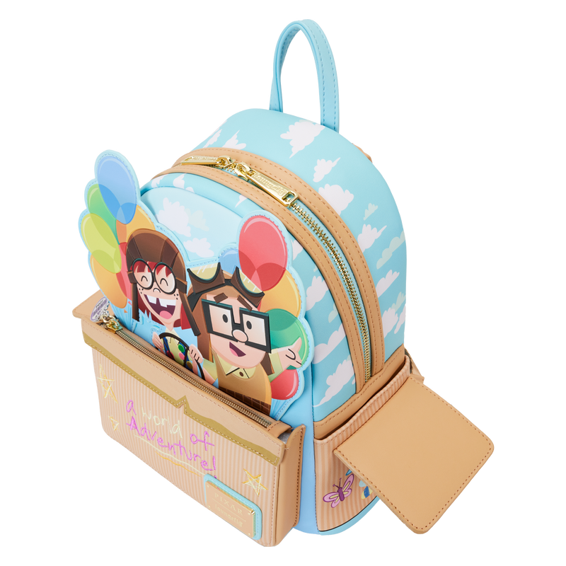 Loungefly Pixar Up 15th Anniversary Spirit of Adventure Mini Backpack