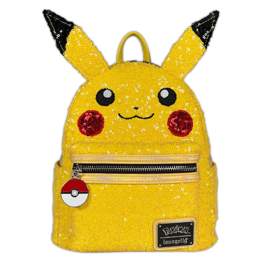 Loungefly Pokemon Sequin Pikachu Mini Backpack