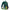 A Loungefly Capsule x Pokemon Snorlax backpack in dark green, featuring a large graphic of Snorlax on the front pocket, a small grey Pokemon on its belly, and a pink berry on the side pocket.