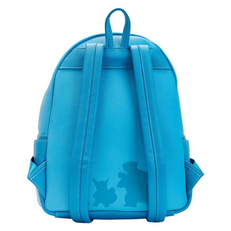 Loungefly Pokemon Squirtle Evolutions Triple Pocket Mini Backpack