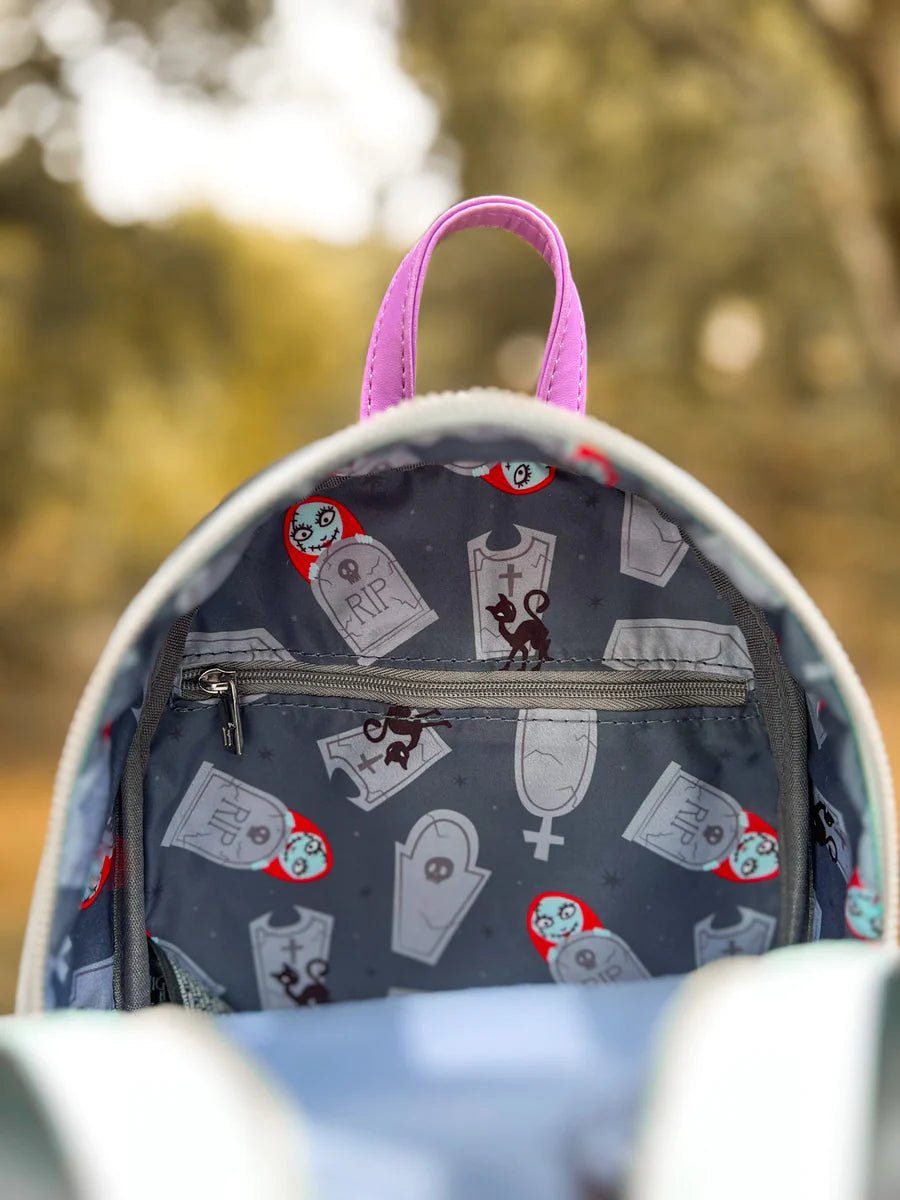 Loungefly Disney Nightmare Before Christmas Sally Cemetery Mini Backpack - Leo's Treasure Box
