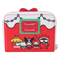 Loungefly Sanrio Christmas Wreath Zip Around Wallet