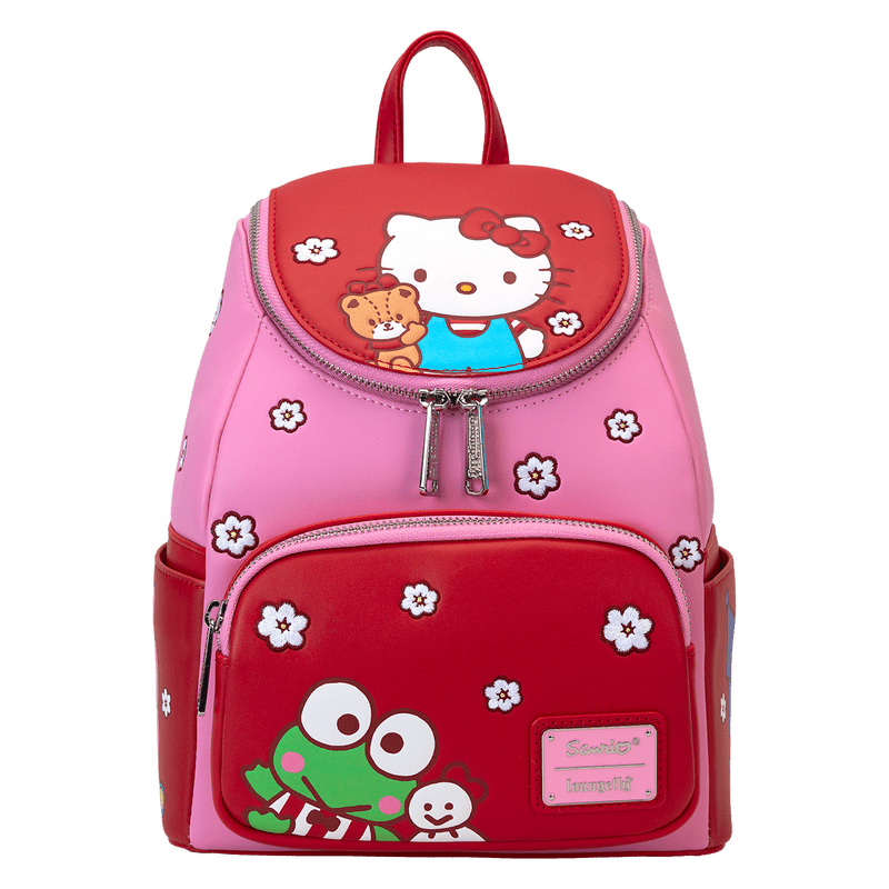 Loungefly Sanrio Hello Kitty & Friends Color Block Mini Backpack - Leo's Treasure Box