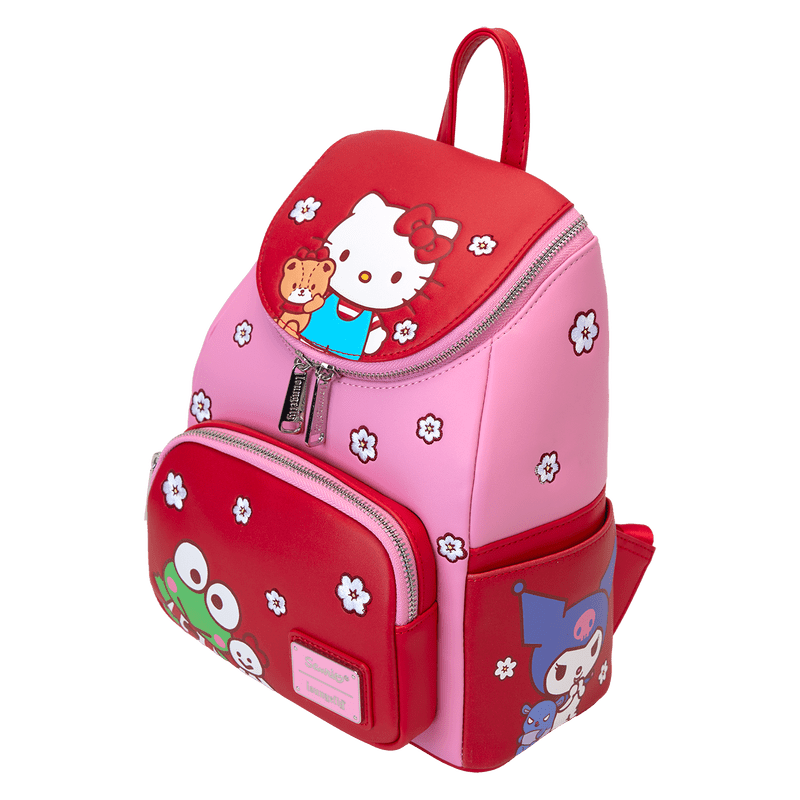 Loungefly Sanrio Hello Kitty & Friends Color Block Mini Backpack - Leo's Treasure Box
