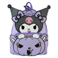 Loungefly Sanrio Kuromi Pumpkin Light Up Glow Mini Backpack