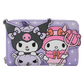 Loungefly Sanrio Kuromi & My Melody Glow Zip Around Wallet - Leo's Treasure Box