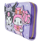 Loungefly Sanrio Kuromi & My Melody Glow Zip Around Wallet - Leo's Treasure Box